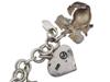 VINTAGE STERLING SILVER CHARM BRACELET PIC-3