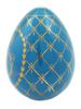 RUSSIAN PORCELAIN EASTER EGG W EMPRESS MONOGRAM PIC-1