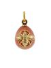 RUSSIAN 56 GOLD AGATE DIAMOND EGG PENDANT W BEE PIC-0