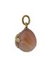 RUSSIAN 56 GOLD AGATE DIAMOND EGG PENDANT W BEE PIC-1