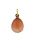 RUSSIAN 56 GOLD AGATE DIAMOND EGG PENDANT W BEE PIC-2