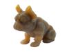 RUSSIAN CARVED AGATE GEMSTONE BULLDOG FIGURINE IOB PIC-2