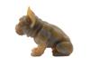 RUSSIAN CARVED AGATE GEMSTONE BULLDOG FIGURINE IOB PIC-6