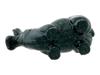 RUSSIAN CARVED NEPHRITE JADE FIGURE OF A HIPPO PIC-4