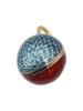 RUSSIAN SILVER GUILLOCHE ENAMEL EASTER EGG PENDANT PIC-4