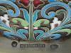 EXTRA LARGE RUSSIAN SILVER ENAMEL EGG CASE W STAND PIC-10