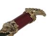 RUSSIAN GILT SILVER ENAMEL GEMSTONE LETTER OPENER PIC-3