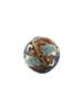 RUSSIAN GILT SILVER CLOISONNE ENAMEL EGG PENDANT PIC-4