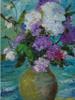 RUSSIAN STILL LIFE OIL PAINTING BY DAVID BURLIUK PIC-1