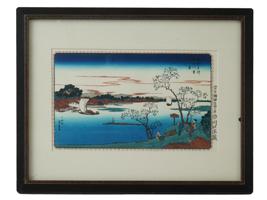 ANTIQUE JAPANESE WOODBLOCK BY UTAGAWA HIROSHIGE