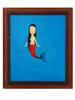 ATTR TO LIU YE CHINESE MERMAID PORTRAIT OIL PAINTING PIC-0