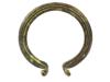 RARE CENTRAL AFRICAN GABON BRONZE TORQUE FANG COLLAR PIC-4