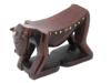 CENTRAL AFRICAN CONGO LUBA HAND CARVED WOOD HEADREST PIC-0