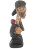 GABONESE BAPUNU CARVED WOODEN MATERNITY FIGURE PIC-4