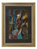 CUBIST FRENCH GOUACHE PAINTING BY ALBERT GLEIZES PIC-0