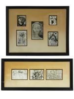 TWO SETS OF GRAPHIC ART PRINTS BY PABLO PICASSO