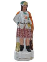 ENGLISH STAFFORDSHIRE FIGURINE OF PRINCE CHARLIE