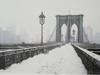 MICHAEL J LEU BROOKLYN BRIDGE HAND SIGNED PRINT PIC-1