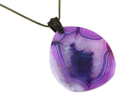 VINTAGE STERLING SILVER DYED AGATE NECKLACES