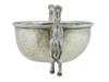 HERMES SILVER PLATED SERVING BOWL WITH HORSES PIC-4