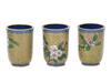 COLLECTION OF CHINESE FLORAL CLOISONNE ENAMEL CUPS PIC-2