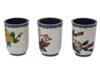 COLLECTION OF CHINESE FLORAL CLOISONNE ENAMEL CUPS PIC-1