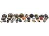 COLLECTION OF ANCIENT ROMAN MOSAIC GLASS STONE BEADS PIC-0