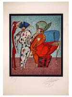 LTD RUSSIAN LITHOGRAPH BY MIHAIL CHEMIAKIN SIGNED