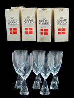 HOLMEGAARD PRINCESS GLASS WATER GOBLETS SET IOB