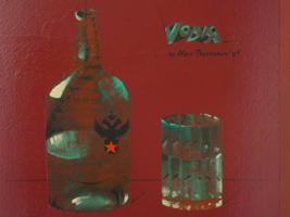 RUSSIAN ALEXANDER PROSTAKOV STILL LIFE W VODKA 1995