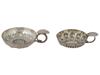 ANTIQUE FRENCH SILVER TASTEVIN WINE TASTING BOWLS PIC-0