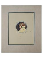 LTD ART DECO FRENCH RUSSIAN COLOR LITHOGRAPH BY ERTE