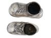 PAIR OF EUROPEAN SILVER PLATED BABY SHOES DESK DECOR PIC-5