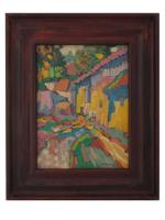 RUSSIAN LANDSCAPE PAINTING BY WASSILY KANDINSKY