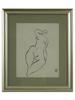 CHINESE FRENCH NUDE PAINTING ATTR TO SANYU CHANG YU PIC-0