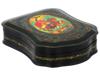 RUSSIAN TRADITIONAL LACQUERED KHOLUI TRINKET BOX PIC-0