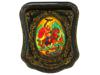 RUSSIAN TRADITIONAL LACQUERED KHOLUI TRINKET BOX PIC-2