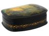 RUSSIAN TRADITIONAL LACQUERED FEDOCKINO TRINKET BOX PIC-0