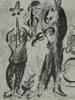 ORIGINAL FRENCH RUSSIAN LITHOGRAPH BY MARC CHAGALL PIC-1