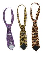 PATTERNED SILK NECK TIES BY ARMANI AND ZEGNA