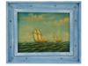 CONTEMPORARY SEASCAPE GICLEE PRINT ON CANVAS FRAMED PIC-0