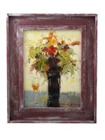 CONTEMPORARY STILL LIFE OIL PAINTING SIGNED BY ARTIST