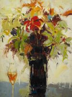 CONTEMPORARY STILL LIFE OIL PAINTING SIGNED BY ARTIST