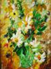 VIETNAMESE FLORAL STILL LIFE PAINTING BY LE PHO PIC-1