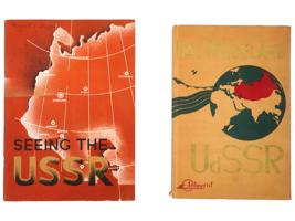 2 ILLUSTRATED RUSSIAN SOVIET TOURIST BOOKS 1930S