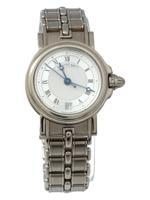 BREGUET MARINE WOMENS 18K WHITE GOLD WRISTWATCH IOB