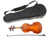 VINTAGE ROMANIAN VIOLIN WITH BOW IN CASE PIC-1