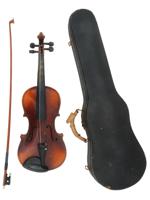 AFTER ANTONIUS STRADIVARIUS WOODEN VIOLIN IN CASE