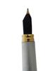 WATERMAN IDEAL 18K GOLD SILVER FOUNTAIN PEN IOB PIC-5