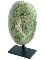 ANCIENT PRE COLUMBIAN AMERICA JADE OLMEC MASK